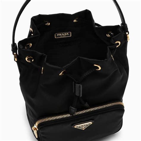 prada newvera bucket|Prada duet re nylon bag.